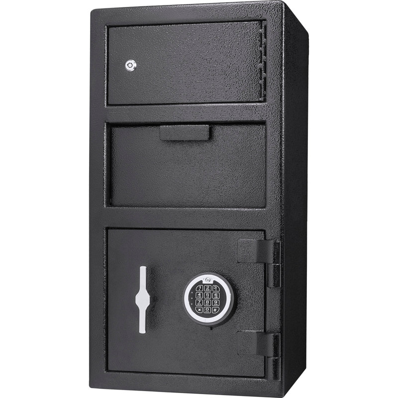 Large Locker Depository Safe With Digital Keypad (0.72-0.78 Cubic Ft)