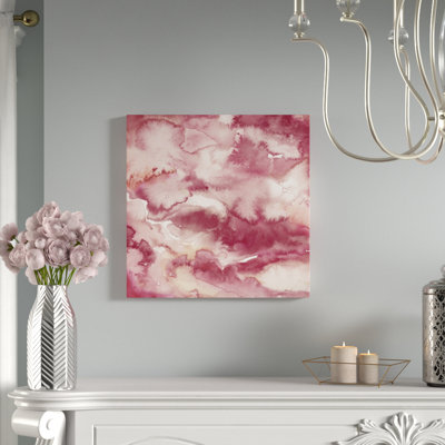 " Burgundy Abstract " by Tre Sorelle Studios