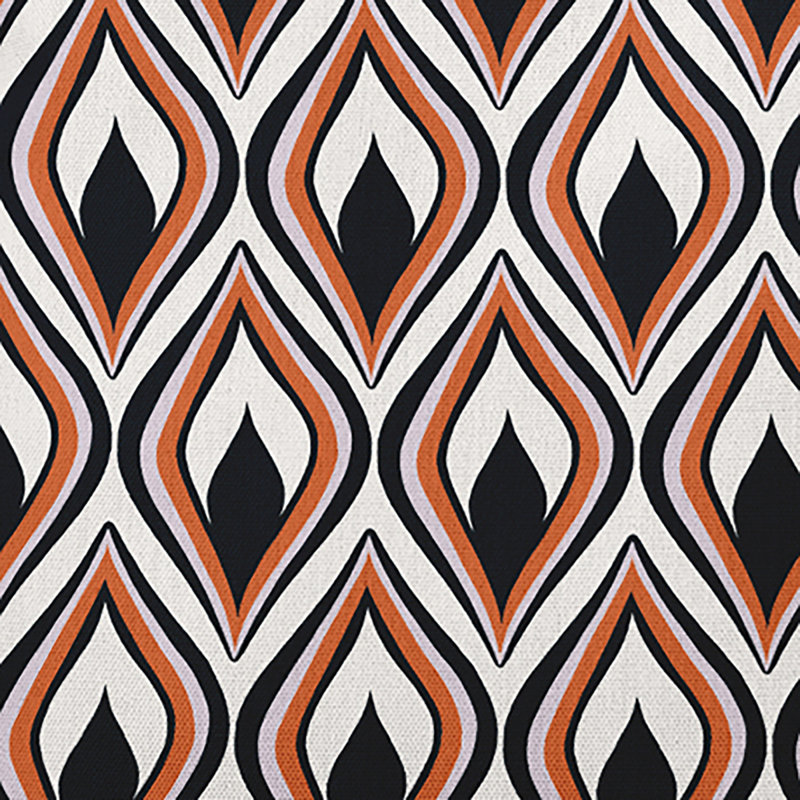  Housse de coussin décoratif en polyester par E by Design, Noir, 26 po x 26 po