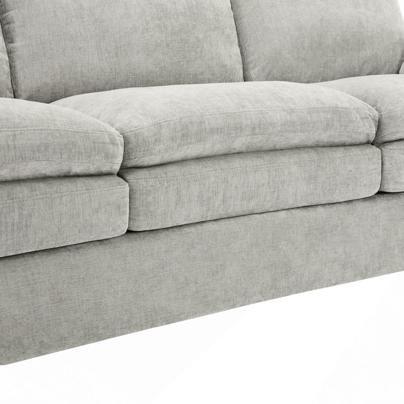 Ensemble de canapé rembourré Cozy, Gris clair