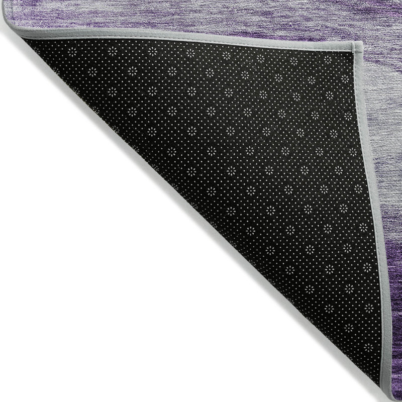 Tapis lavande intérieur / extérieur lavable à la machine ACN1141, Rectangle 5 pi x 7 pi 6 po