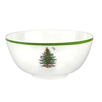 Spode Christmas Tree Melamine Bowl 11"
