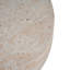 Table d'appoint Barrel Travertine