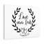Love Never Fails Corinthians 13:8 - Wrapped Canvas Print-460766547