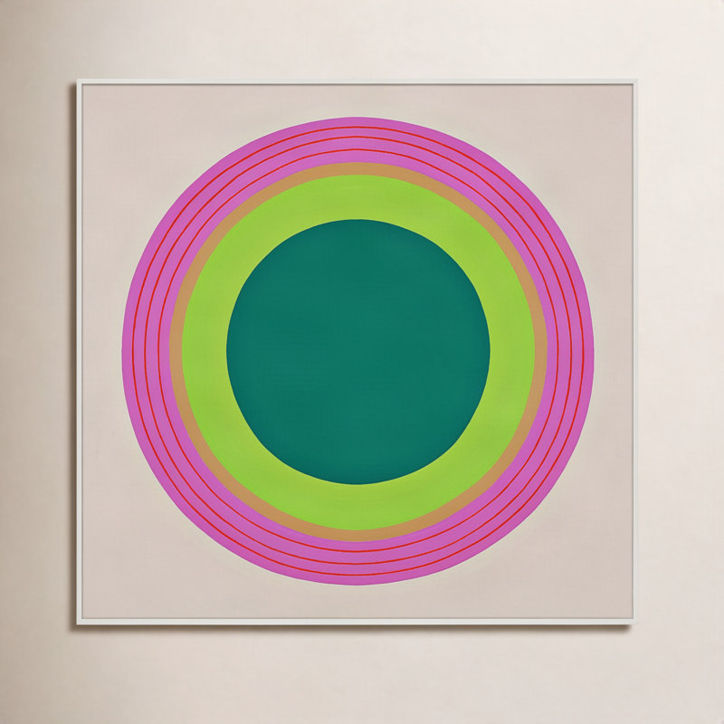 'Colorful Circles' Framed Graphic Art Print