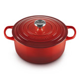 Le Creuset Signature Enameled Cast Iron Round Dutch Oven with Lid
