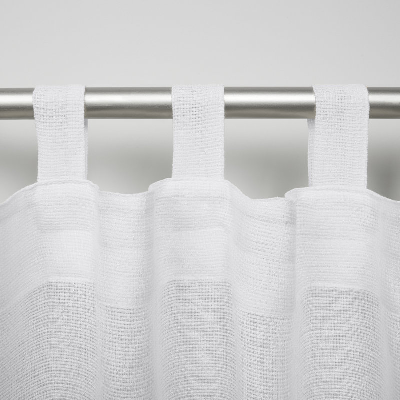 Radko Semi Sheer Pair, Winter White, 54" W x 96" L