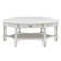 Bebi Abstract Oval Coffee Table with Storage