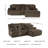 Matherly 3-Piece Reclining Sectional Sofa With Chaise-111134807-111134808