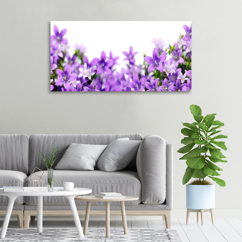 Purple Bells - No Frame Print on Canvas
