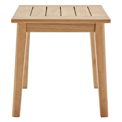 Modway Viewscape Outdoor Patio Ash Wood End Table