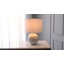 Lampe sphère en marbre - blanc