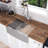 33'' L Farmhouse / Apron Single Bowl Stainless Steel Kitchen Sink