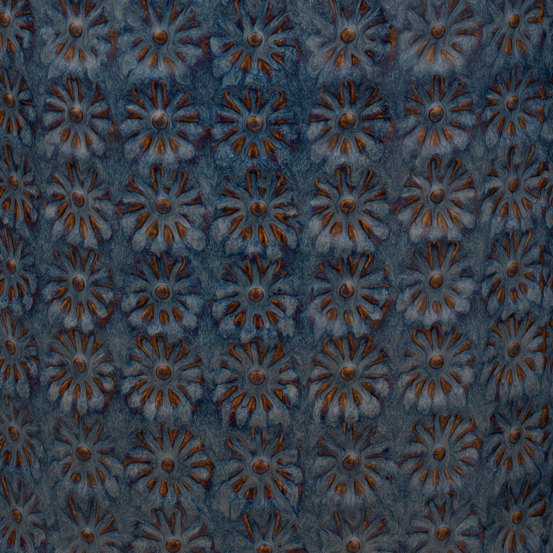 table de bout cylindriques, Bleu marine