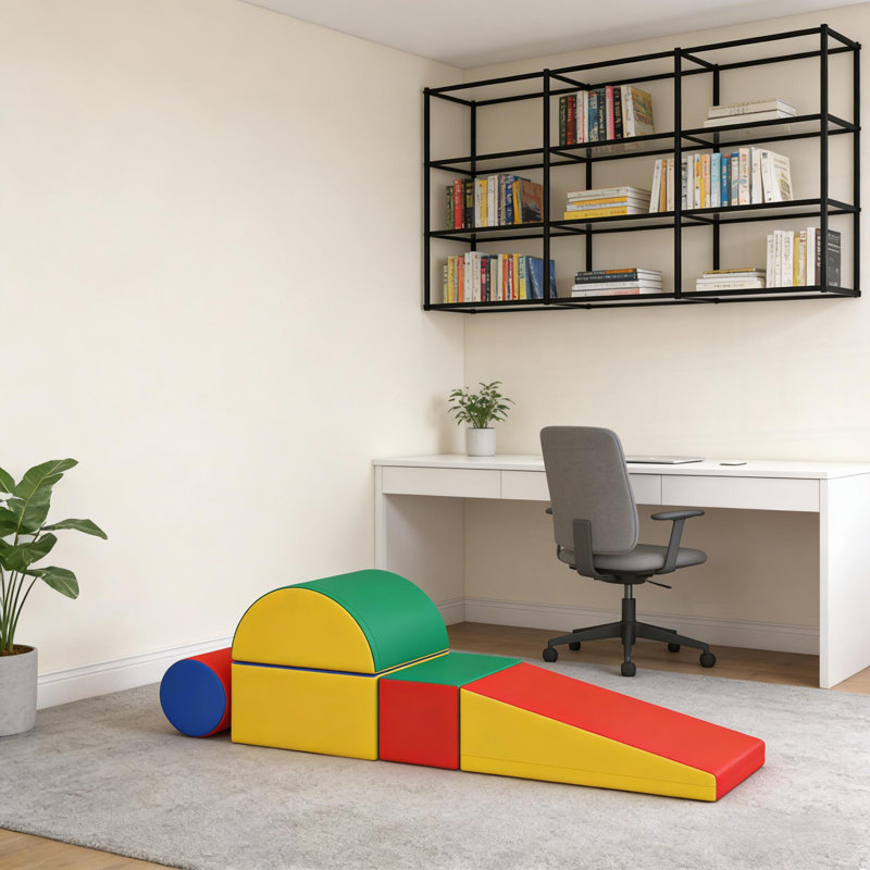 Jeu de jouets en mousse souple, jeu d'escalade et de rampement