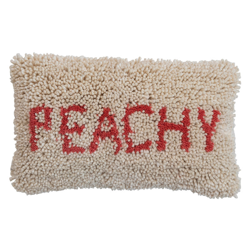 Cotton Blend Lumbar Rectangular Pillow Cover