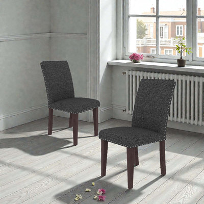 Chaise de salle à manger 25 po x 17,7 po x 37,8 po (ensemble-2) pour salle à manger et salon