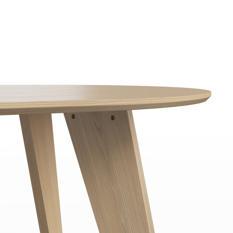 Caspian Oval Dining Table, Light Oak