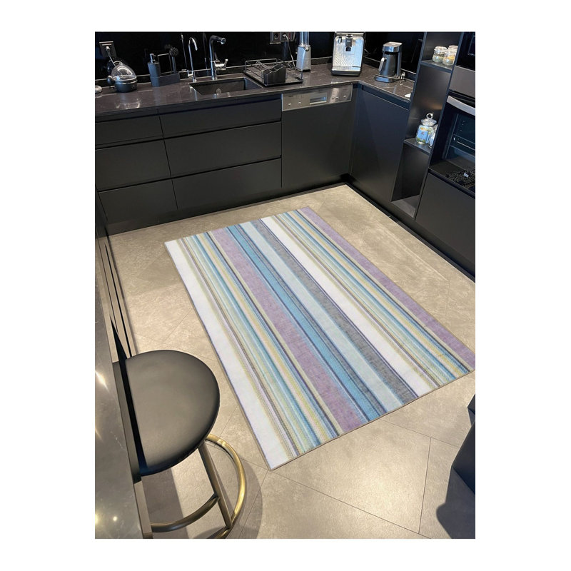 Tapis à motif tissé lavable, Sous-tapis carré 3 pi 3 po inclus
