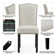 Fuji Fabric Upholstered Side Chair in Beige