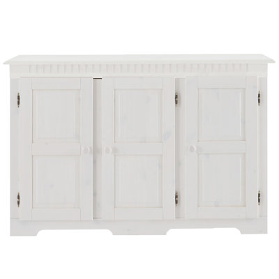 Yassine 121 Cm Wide Pine Solid Wood Sideboard