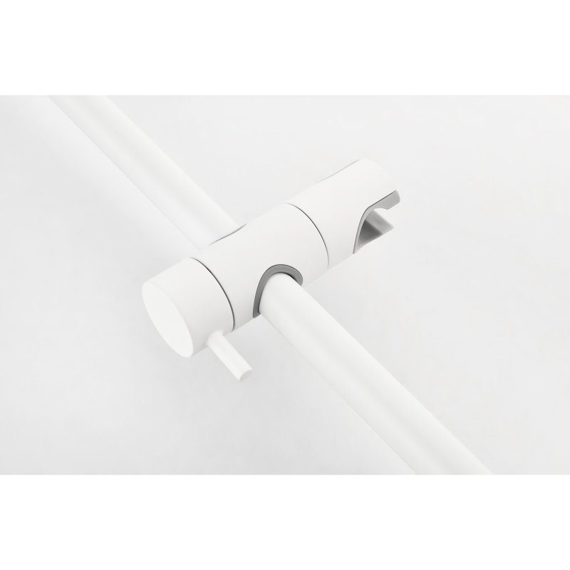 Barre coulissante de pomme de douche en acier inoxydable avec boyau de 69 pouces et portatif - Fabrication robuste et polyvalente
