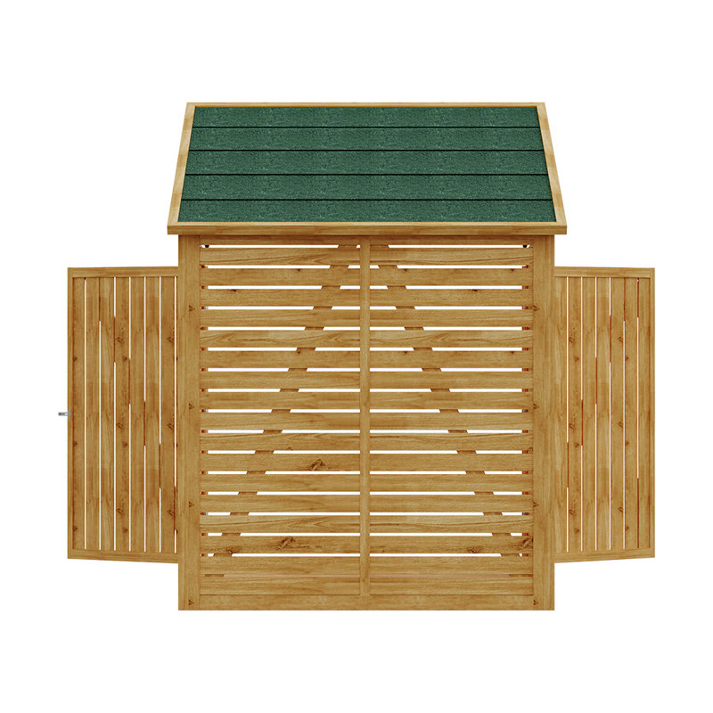 Outdoor Trash Bin Storage Shed