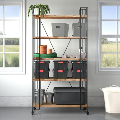 Remington 40.2 " W Iron Shelving Unit