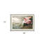 Art mural encadré argenté Roseat Spoonbill