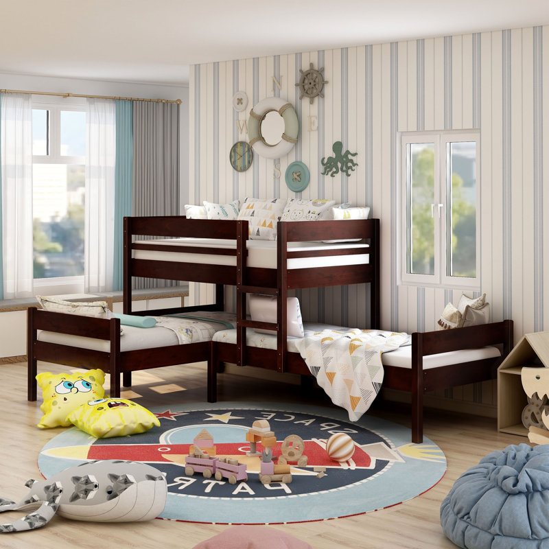 Duncan Kids Twin Over Twin Bunk Bed