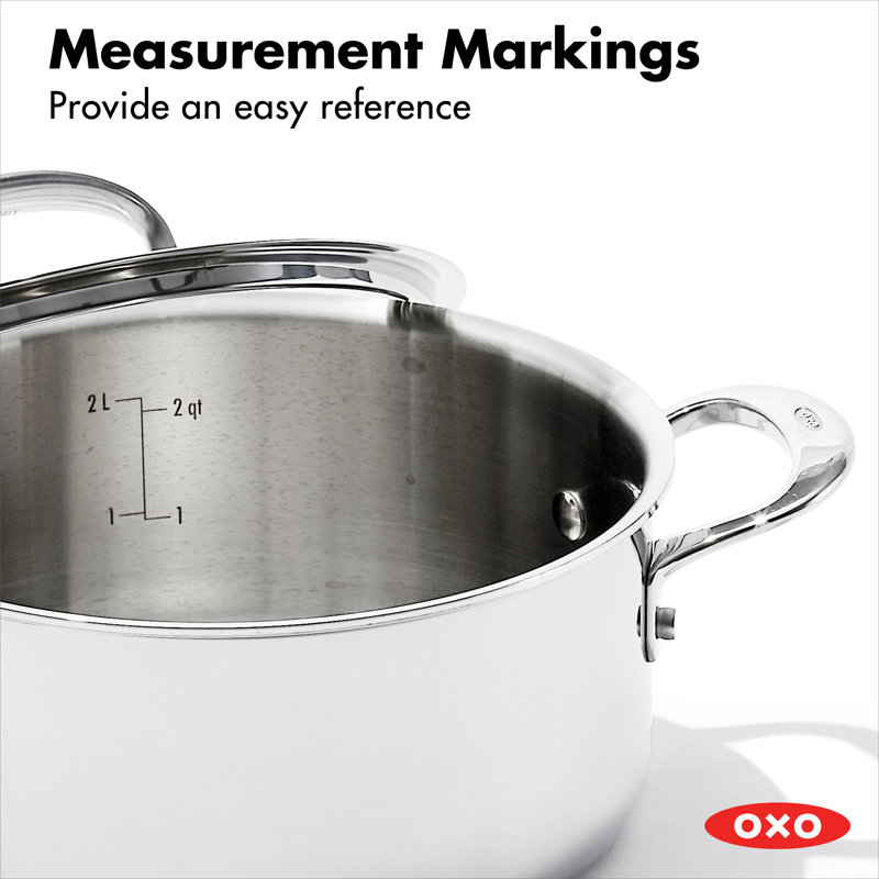 OXO Good Grips 13 Pieces Stainless Steel Cookware Set