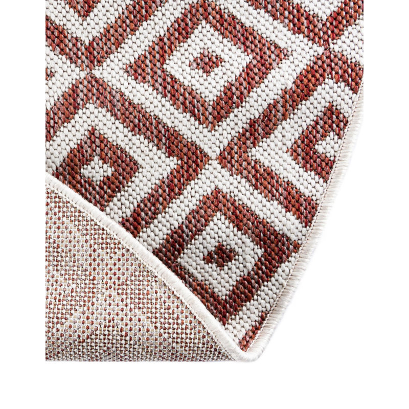 Tapis intérieur / extérieur Costa Rica, Rond 7 pi 1 po