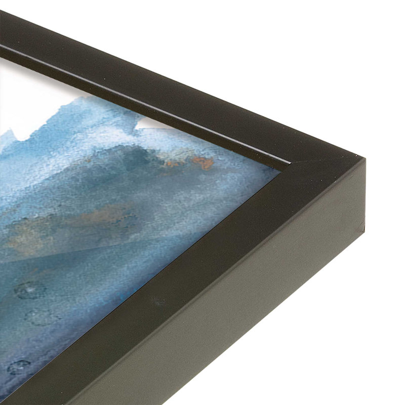 Frozen Forest Reflections Print, Satin Black, 9" H x 11" W