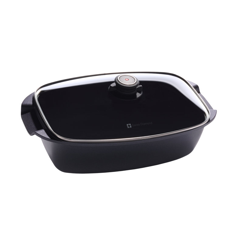 13" Non-Stick Aluminum Roaster with Lid
