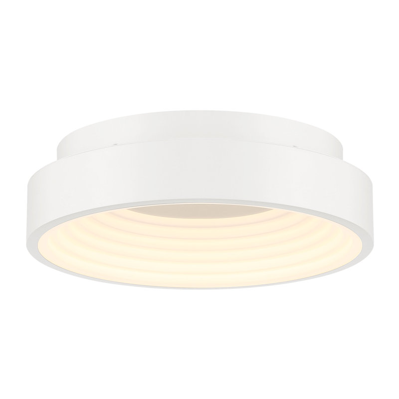 Ladonda Acrylic LED Flush Mount, Matte White