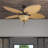 52" Palm Valley Tropical 5 Blade LED Ceiling Fan-1922206863