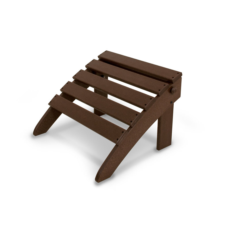 Repose-pieds pliant POLYWOOD Classics Classics, Acajou