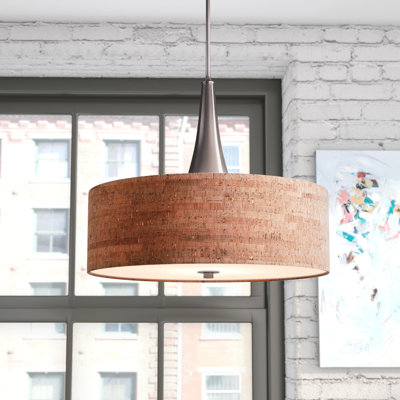 Bulletin 3-Light Pendant - Brushed Steel