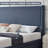 Juanetta 51.8" High Headboard Upholstered Platform Bed With 2 Large Wooden Storage Drawers, Blue, Queen Size-790409092-790407253