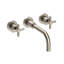 East Linear Wall Mount Bathroom Faucet-379859248