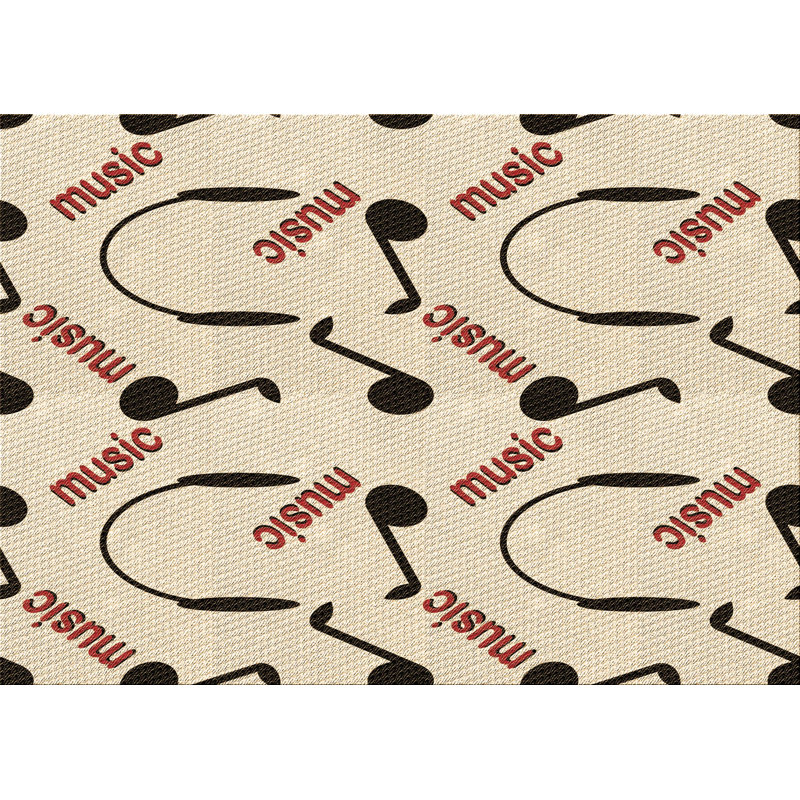 Tapis 100% à motif lavable à la machine 2989, Rectangle 3 pi x 5 pi