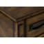 Table d'appoint transitionnelle, 2 niveaux, placage brun, design compact, 21,88 po X 11,76 24,26 po, noyer, rangement décoratif