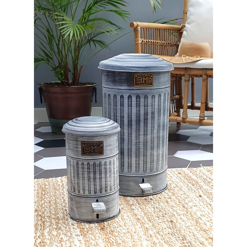 Steel Step On Rubbish Bin - 5L