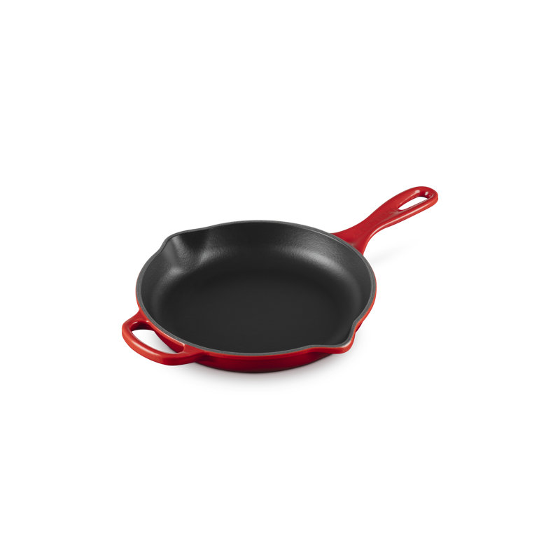 Le Creuset Enameled Cast Iron Skillet, Cerise