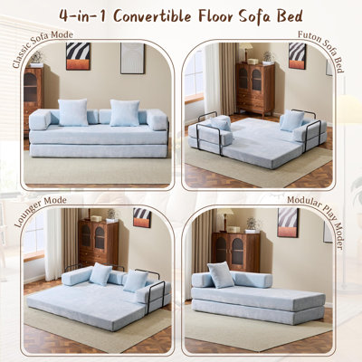 Convertible Floor Sofa Bed