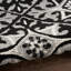 Tapis intérieur / extérieur noir et blanc Minvydas Aloha-866982931