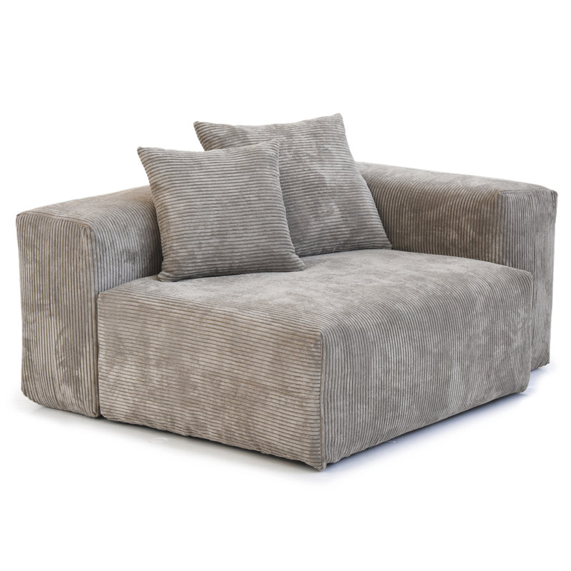 Fauteuil de chambre Nikodemos, Marron clair
