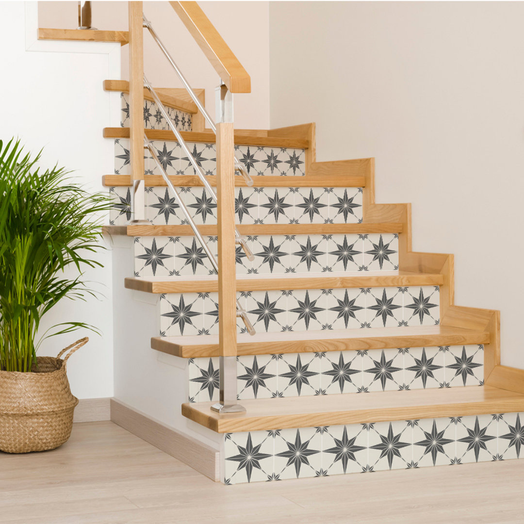 7'' W x 7'' L Vinyl Peel and Stick Mosaic Tile Mi Alma