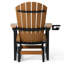 Fauteuil oscillant Benno Adirondack, noir-130678185