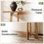 Console 63 po avec structure géométrique en bois massif